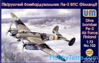 Pe-2 Air Force Finland dive bomber (resin parts)