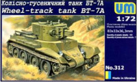 BT-7A Soviet wheel-track tank