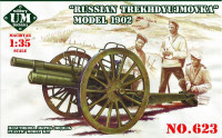 "Russian Trekhdyujmovka" 3inch gun, model 1902