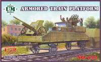 Armored train platform