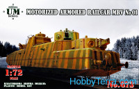 MBV #01 motorized armored railcar