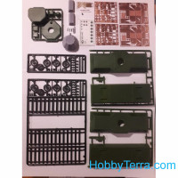 UMmt 713 Plastic model kit Armored platforms of German armored trains