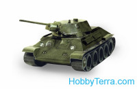 Tank T-34 mod. 1941 (summer) paper model (Snap fit)