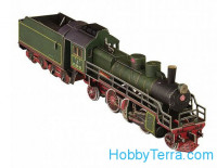 Umbum 308 Steam locomotive Su-214, paper model