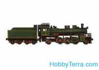 Umbum 308 Steam locomotive Su-214, paper model
