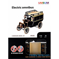 Electric omnibus, cardboard kit