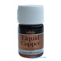 Metallic Model Color 35ml. Liquid Copper (alcohol based)