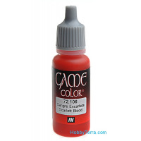 Game Color 17ml. 106-Scarlett blood