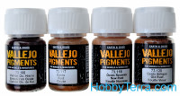 Vallejo  73194 Pigments Set. Rust & Corrosion, 4pcs