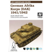 AFV German afrika korps 1941/42 (DAK), 6x8ml