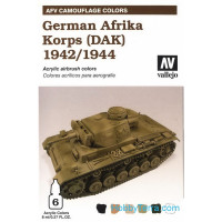 AFV German afrika korps 1941/44 (DAK), 6x8ml