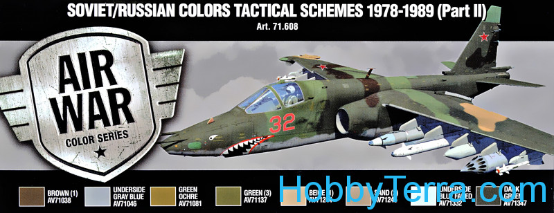  Soviet/Russian colors Tactical Schemes 1960