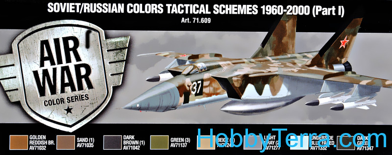  Soviet/Russian colors Tactical Schemes 1960-2000 (1) by  Vallejo Acrylics