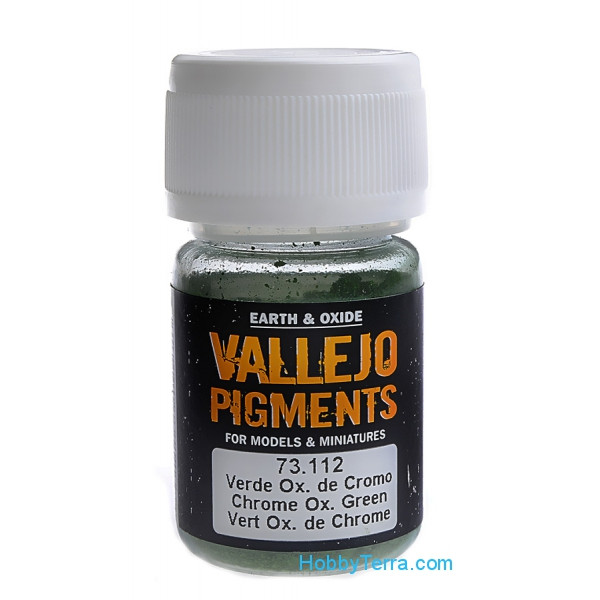 thumbnail image 2 of Vallejo 73.112 Chrome Oxide Green Pigment 30ml 2 of 9