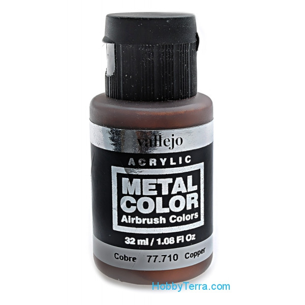 Vallejo 77710 Métal Color Copper - Acryl (32 ml) Flacon de