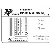 Photo-etched set 1/35 Slings for MP 40, K 98, MG 42