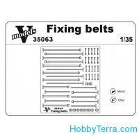 Photoetched set of details Fixing belts for modern AFV