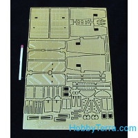 Vmodels  48003 Photo-etched set 1/48 He 111 H-3 wheel well door set, for ICM kit