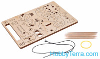 Wood Trick  W01 Mechanical 3D-puzzle "Woodik Frog"