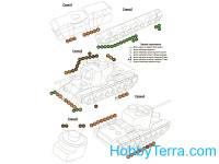 World of Paper tanks AR-0002 Paper model. Heavy tank KV-5