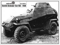 BA-64 Soviet armored car, resin kit