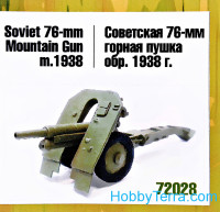Soviet 76-mm mountain gun m.1938 