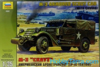 M-3 scout car with canvas