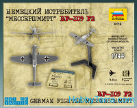 Zvezda  6116 Messerschmitt BF-109 F2 German fighter