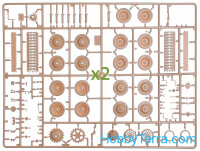 Zvezda  3678 Model Set. Panther Ausf.D German medium tank