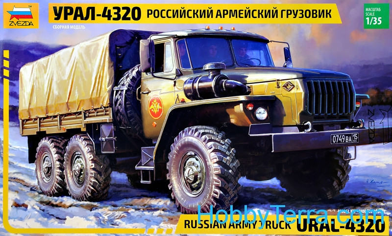 Russian Army Truck Zvezda 3654 1:35 URAL-4320 