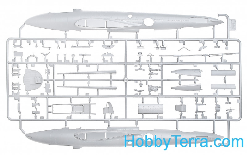 thumbnail image 2 of Zvezda 1:48 Soviet Dive Bomber Petlyakov Pe-2 Plastic Model Kit 4809 – New 2 of 5