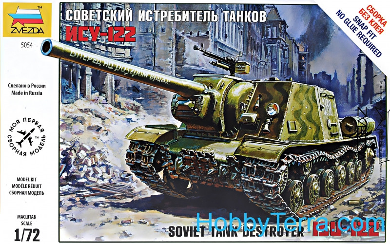 Zvezda 5054-1/72 Soviet Tank Destroyer ISU-122 