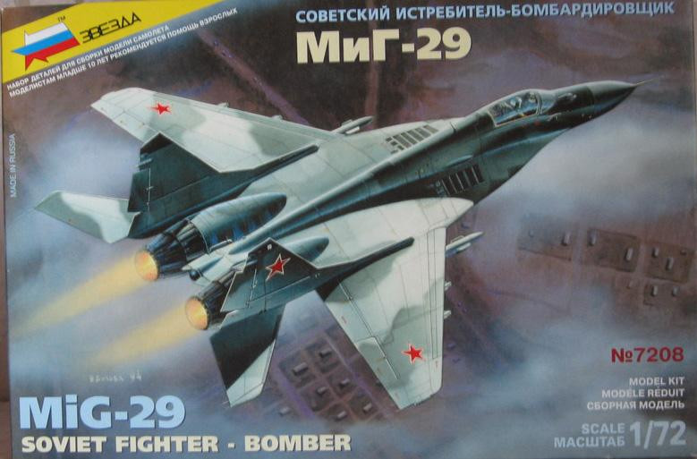 Zvezda  7208 MiG-29 Soviet fighter