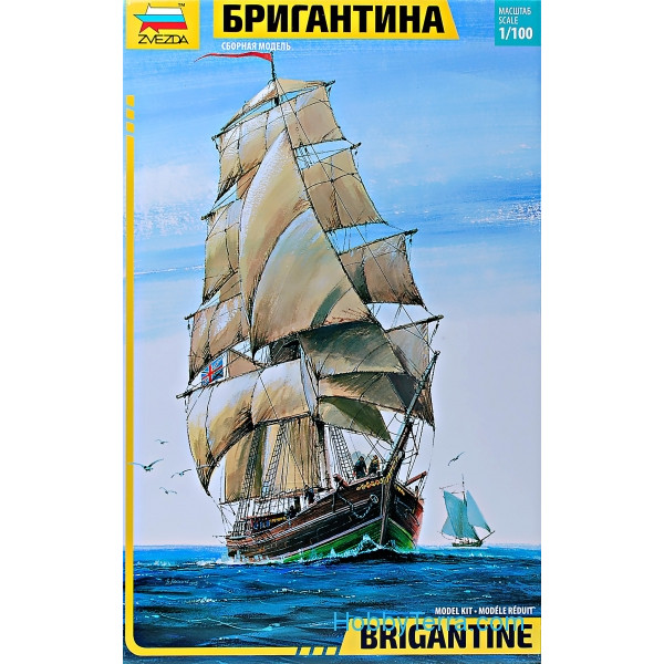 ZVEZDA 9011 Model Kit "Ship "BRIGANTINE" 