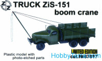 ZiS-151 Soviet truck boom crane