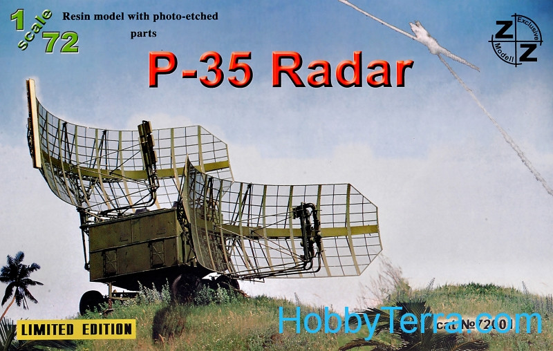ZZ Modell  72001 P-35 Soviet radar, resin/pe