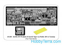 Aber  35-259 Sd.Kfz.18  Pz.Kpfw.VI Ausf.E Tiger I (s.PzAbt. 501 in Tunisia), Rye Field Model