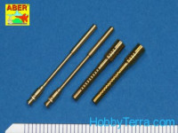 Set of 2 barrels 1/24 for German 13mm MG131 aircraft machine guns