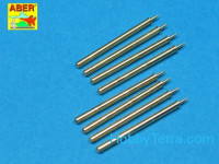 Set of 8 turned cal .50 (12,7mm) U.S. Browning M2 barrels for P-47 Thunderbolt