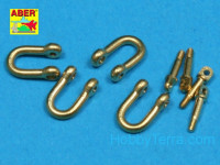 Late model shackle for Pz.Kpfw.IV Tiger Ausf B x4pcs