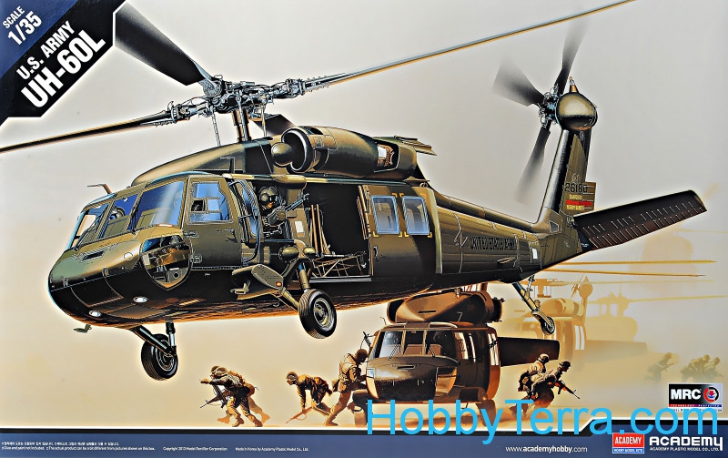 1:35スケールのヘリコプターUH-60L 