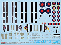 Academy  12512 Spitfire Mk.XIVC and Typhoon Mk.IB fighters