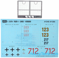 Academy  13239 German tank Tiger I with interior, early version
