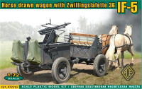 IF-5 horse drawn wagon (Type 36) with Zwillingslafette 36