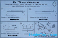 KV 700mm wide tracks. cat#7231