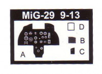 Ace  7254 MiG-29 9-13 Exterior/Interior set (for ICM kit), PE set