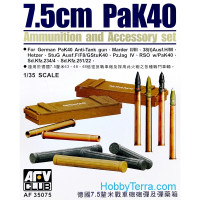 Ammunition and accessory set for 75mm PaK40 gun