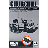 Workable tracks 1/35 for Churchill tank