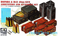 Bofors & M42 40mm ammunition and accessories set