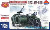 TIZ-AM-600 Soviet motorcycle with sidecar